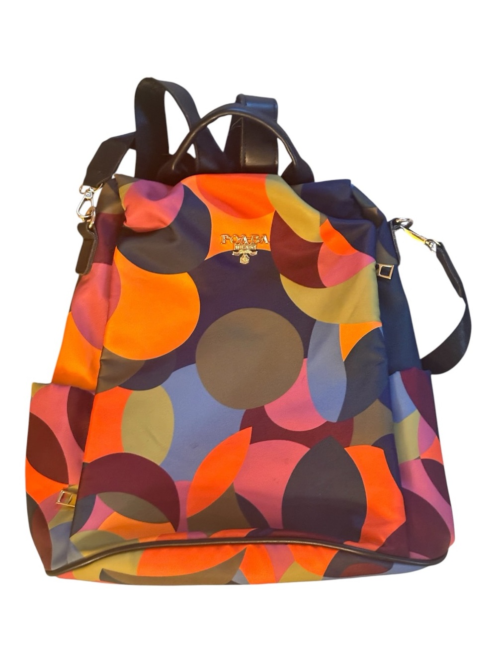 Poaba Multicolor anti-theft Oxford cloth Backpack 12 X 13” - like new